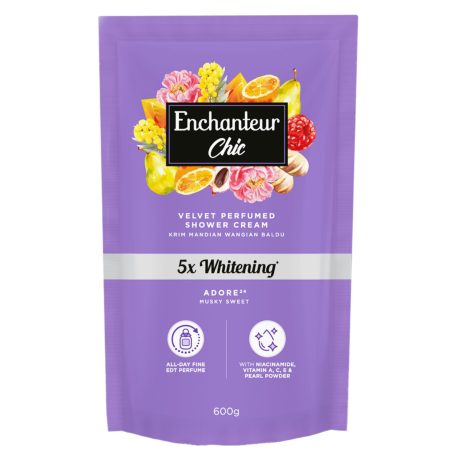 Velvet Perfumed Shower Cream (Refill) – Adore 600g